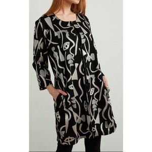 JOSEPH RIBKOFF Geo Jacquard Jacket Style 213094